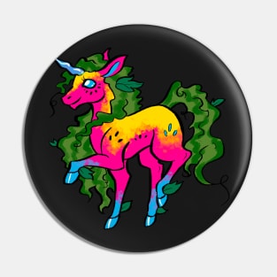 Watermelon Pan Unicorn Pin