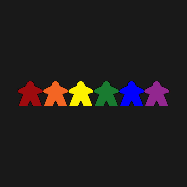 Disover Gay Pride Meeples - Gay Pride - T-Shirt