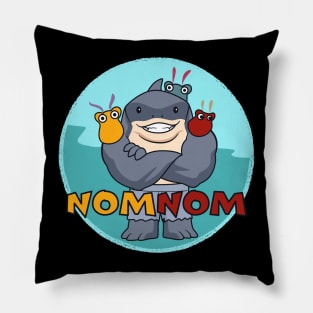 shark nomnom Pillow