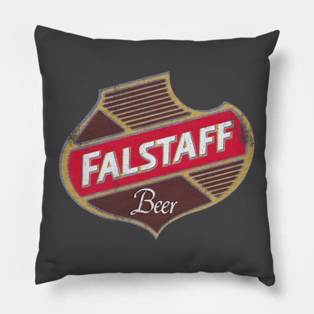 Falstaff Beer - Vintage Beer Pillow by G! Zone