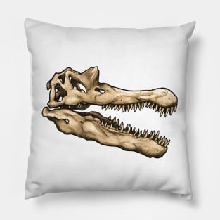 Dinosaur Skull Spinosaurus Sticker Pillow