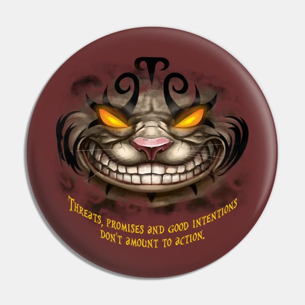 Cheshire Cat - American McGee's Alice Pin by Fine_Design