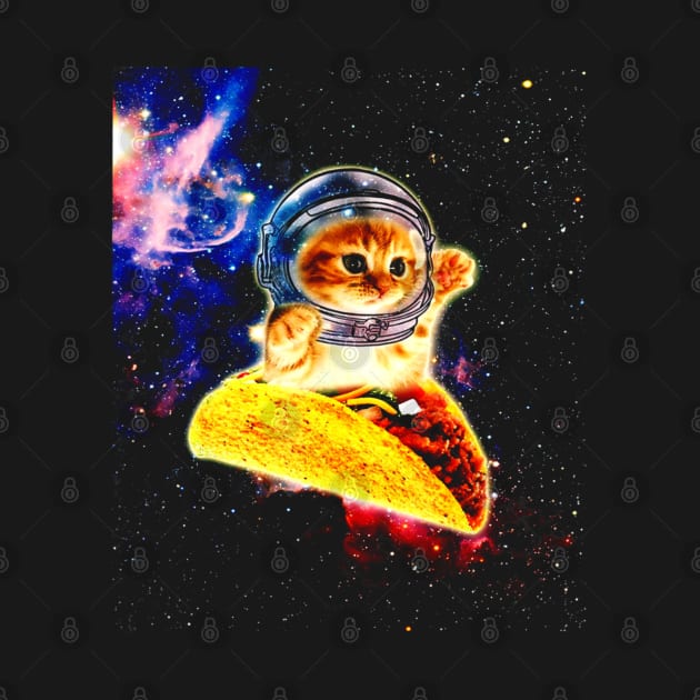 Crazy Space Taco Cat by CovidStore