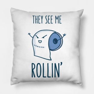 Toilet Paper Rollin Pillow