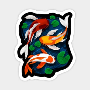 Koi Fish Lover Water Pond Animal Pet Asian Japanese Carp Gift Magnet