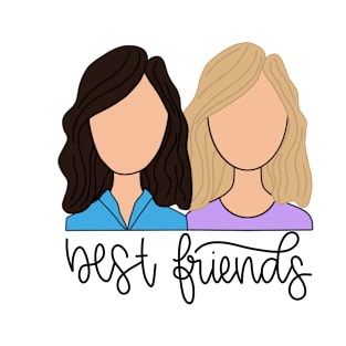 Brunette and Blonde - Best Friends T-Shirt