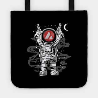 Astronaut Avalanche AVAX Coin To The Moon Crypto Token Cryptocurrency Wallet Birthday Gift For Men Women Kids Tote