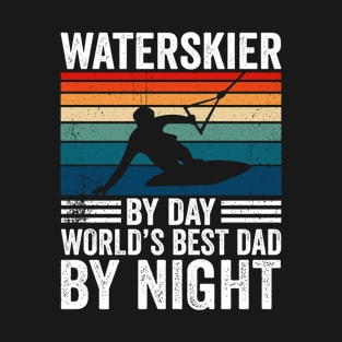 Amazing Water Skier Father T-Shirt