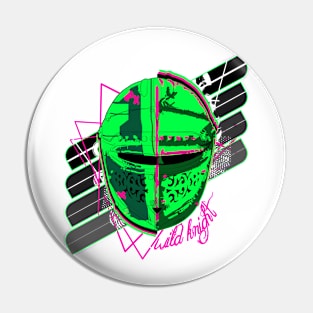 Wild Knight - Neon Green and Pink Pin