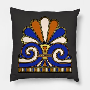 Greek shield decorative pattern Pillow