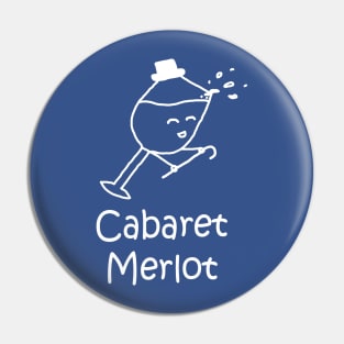 Cabaret Merlot White Pocket Pin