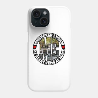 Heart Stays Home - Maine Phone Case