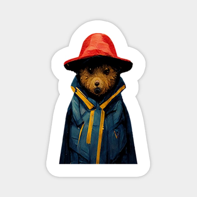 Cutest Paddington Bear Magnet by AmaniZelaya