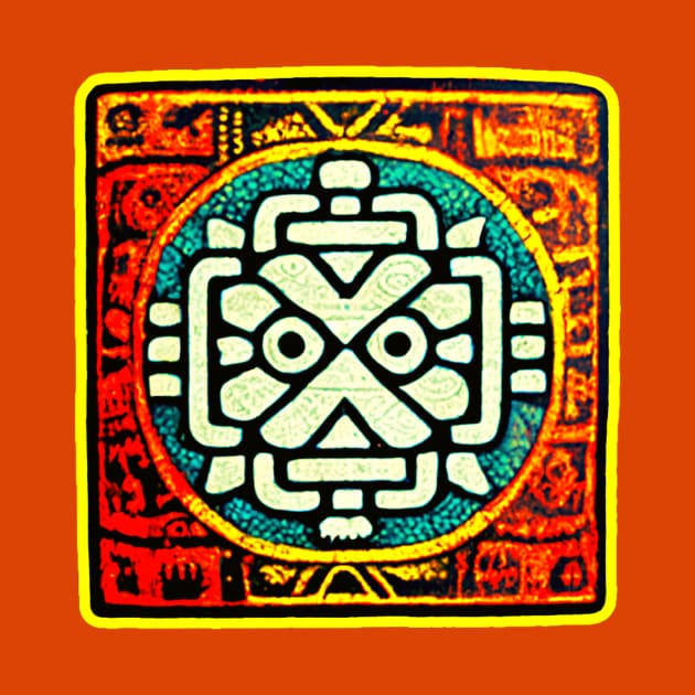 Mayan Art Symbol by Edongski303 Teepublic Merch