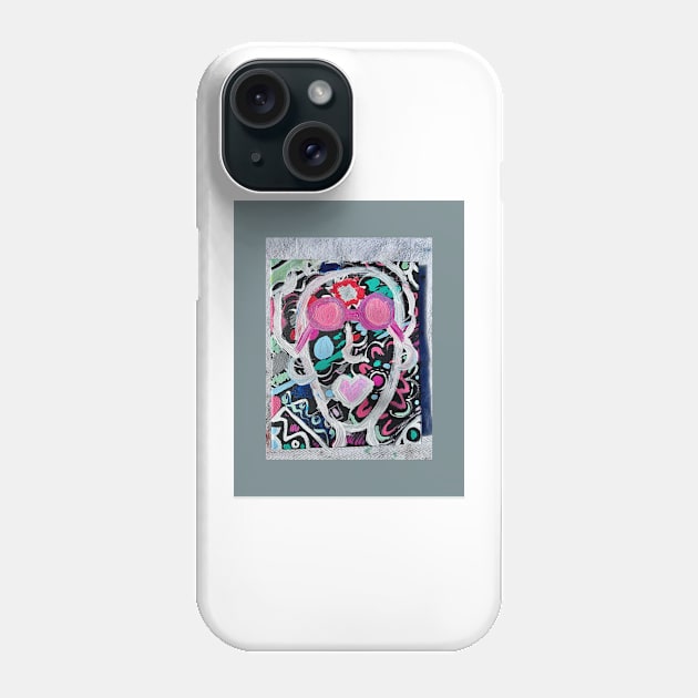 Rose Abstract Portrait Phone Case by Odd Bird Arts