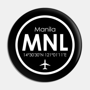 MNL, Manila Ninoy Aquino International Airport Pin