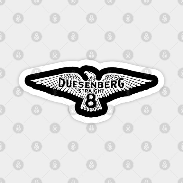 Duesenberg Straight 8 - Doozy - Eight Magnet by Barn Shirt USA