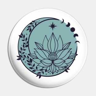 Lotus Moon Pin