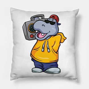 Hip Hippo Pillow