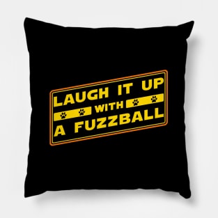 Dog Lover Laugh It Up with a Fuzzball Pillow