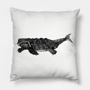 Whale-Tortoise Hybrid Pillow