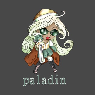 chibi elf paladin girl T-Shirt