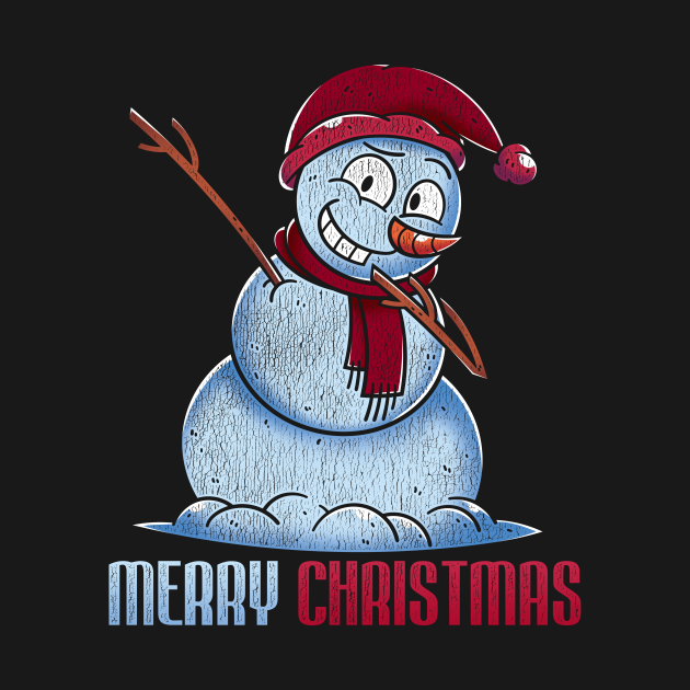 Discover Xmas Festive Dabbing Snowman Merry Christmas - Christmas - T-Shirt