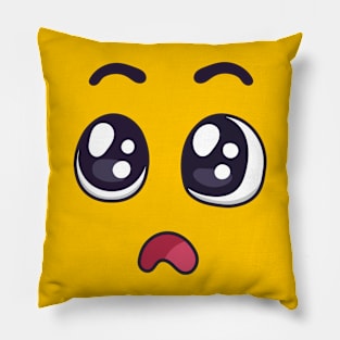 kawaii expressions Pillow