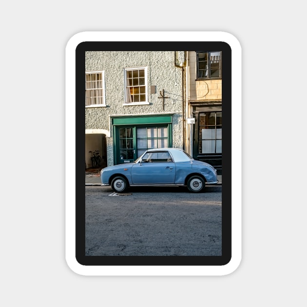 Classic car parked up in a quiet street in Norwich Magnet by yackers1