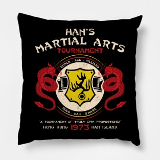 Han's Martial Arts Tournament Dark Pillow