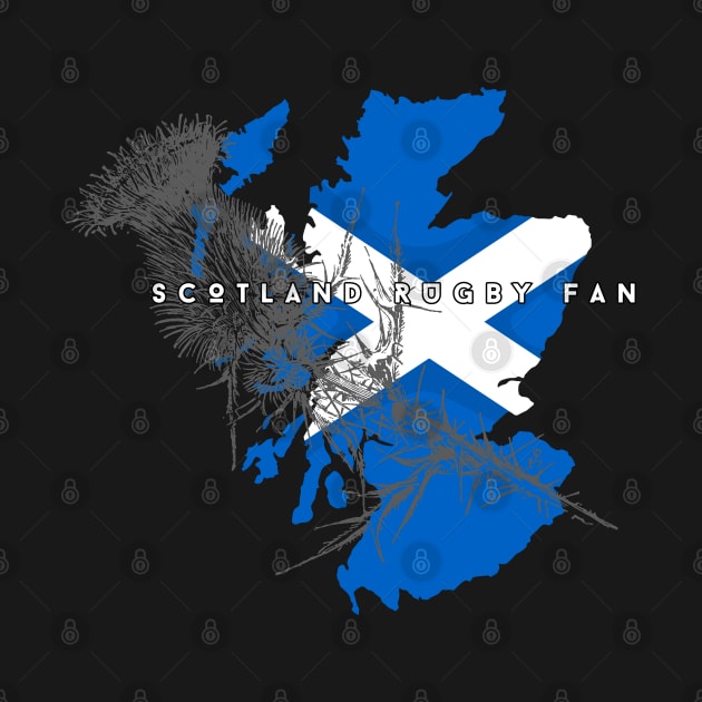 Minimalist Rugby Part 3 #004 - Scotland Rugby Fan by SYDL