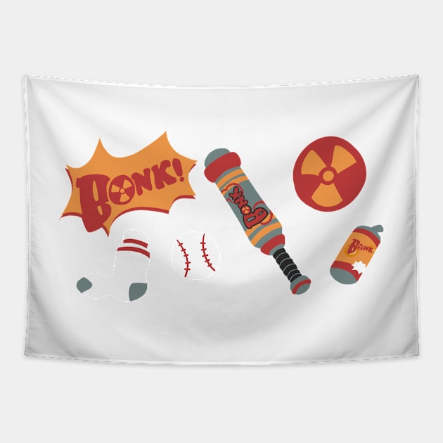 BONK SCOUT SET Tapestry by scumsuck