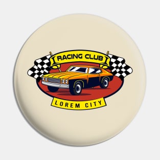 Racing Club Lorem City Badge Pin