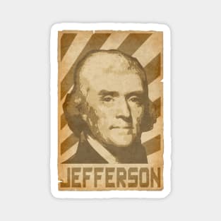 Thomas Jefferson Retro Propaganda Magnet