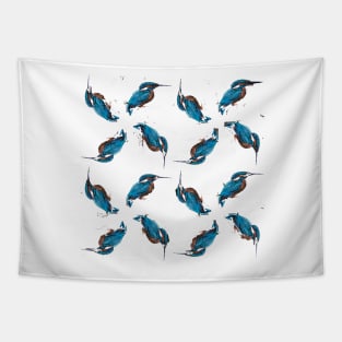 Kingfisher Pattern Tapestry