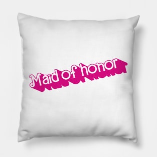 Maid of Honor Barbie logo Pillow