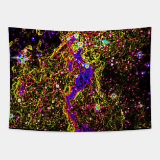 Black Panther Art - Glowing Edges 604 Tapestry