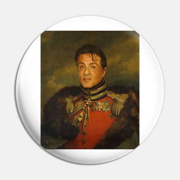 Sylvester Stallone - replaceface Pin by replaceface