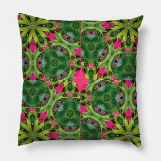 Unique hydrangea flower pattern. Pillow