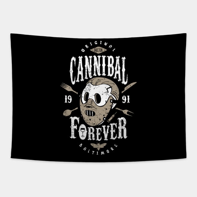 Cannibal Forever Tapestry by Olipop