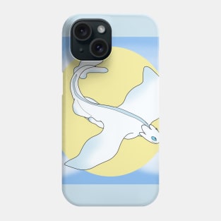 The Light Fury and the Sun (background ver.) Phone Case