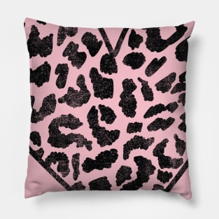 Leopard Heart Pillow