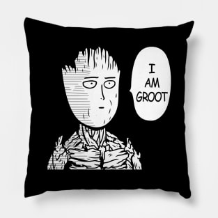 Funny Alien Superhero Anime Mashup Pillow