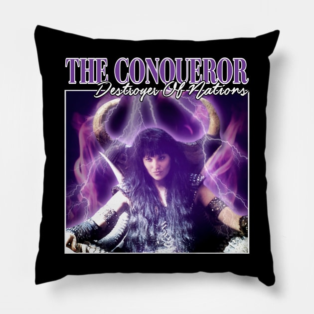 Xena The Conqueror Pillow by CharXena