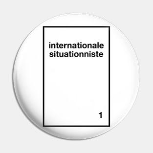 Situationist International Internationale Situationniste Pin