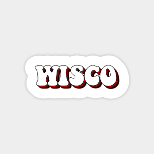 Wisco lettering Magnet