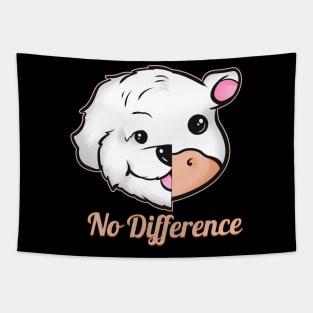 I live Vegan - No difference - The Food lovers Tapestry