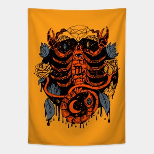 Orangrey Mystic Scorpio Zodiac Tapestry