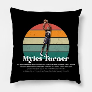 Myles Turner Vintage V1 Pillow