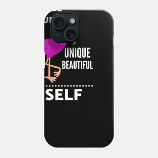 Cute Flamingo with Quote Gift Ideas Phone Case